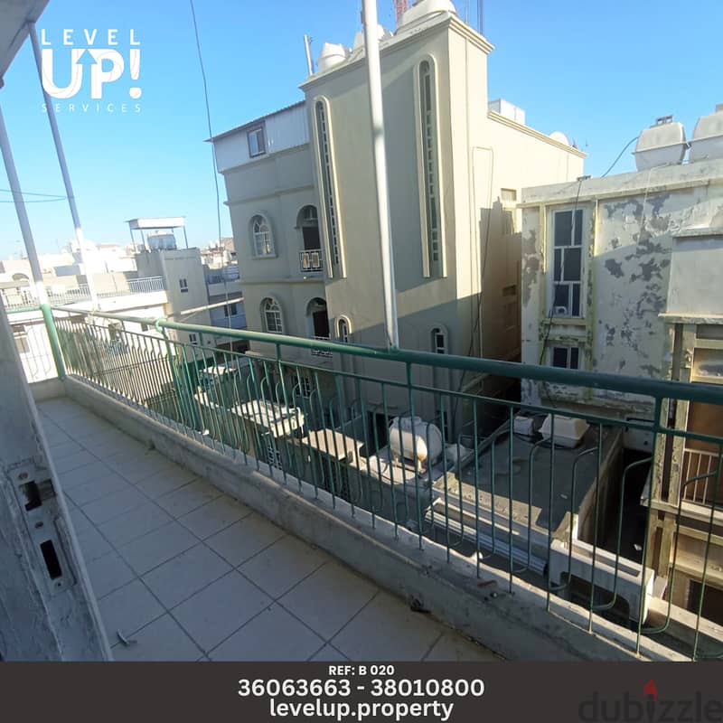 Convenient 2 Bedrooms Flat For Rent In Muharraq. REF-B 020 6