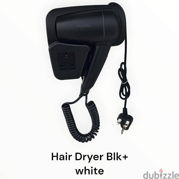 Hair Dryer Blk + white 0