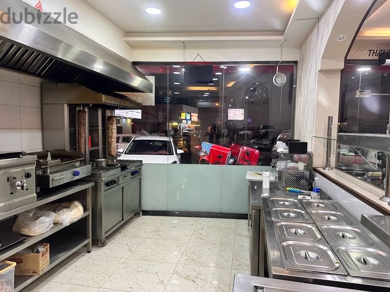 فرصة مطعم للبيع مستعجل-opportunity reastaurant urgently sale 9