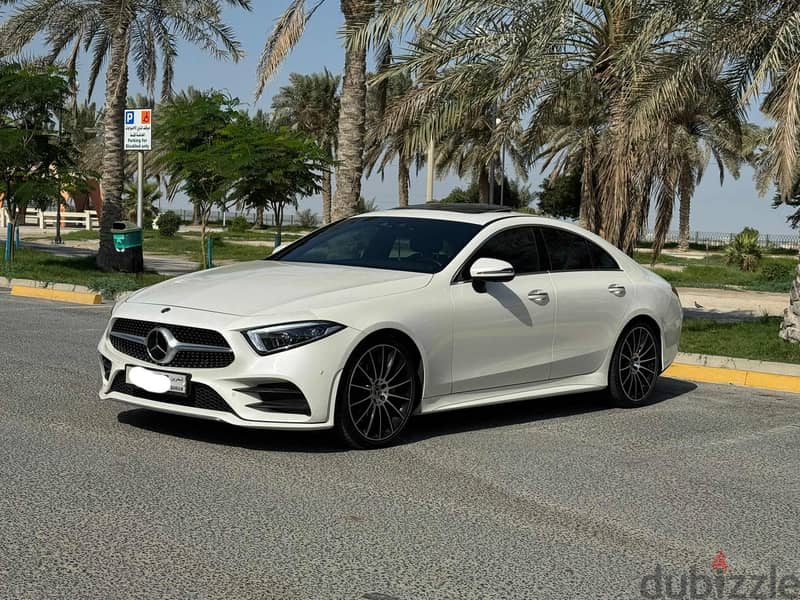 Mercedes-Benz CLS 350 2019 white 1