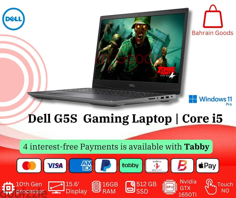 Dell G5S 15.6" FHD IPS High Performance Gaming Laptop Intel Core i5 (1 0