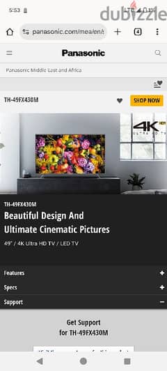 Panasonic Smart TV 4K 0