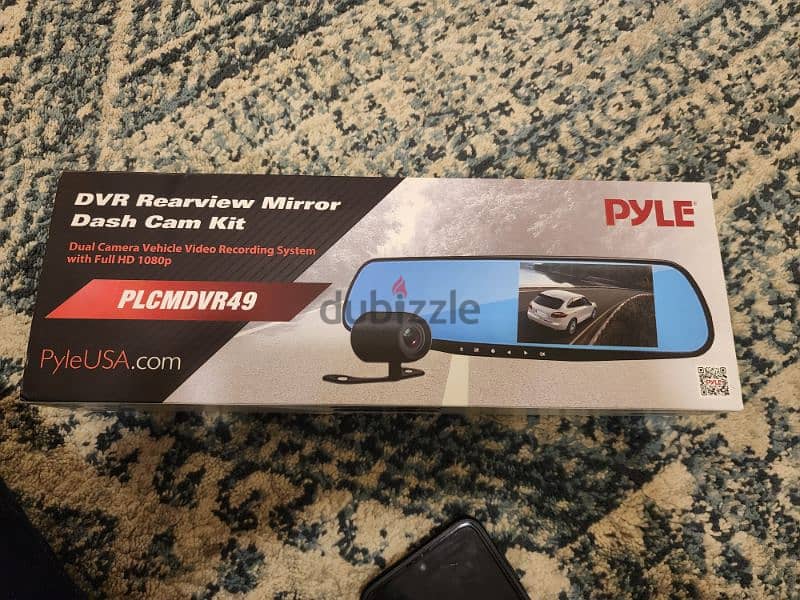 PyleUSA Rearview mirror dashcam kit 0