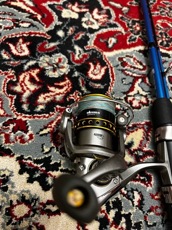 ultralight setup fishing rod fishing reel 3