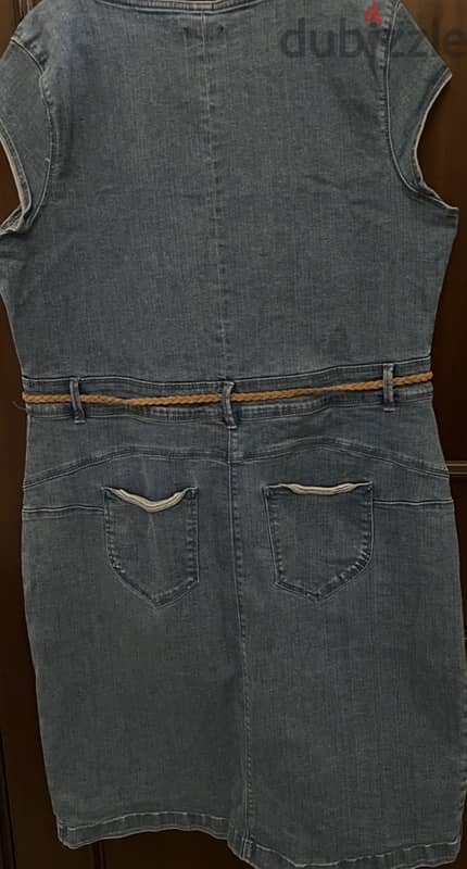 jeans dress almost new 1