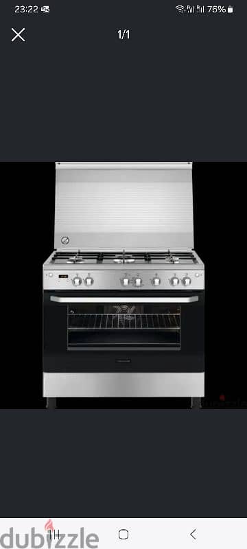 Frigidaire 5-burner gas cooker