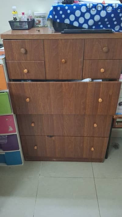 Multi storage wooden cabinet