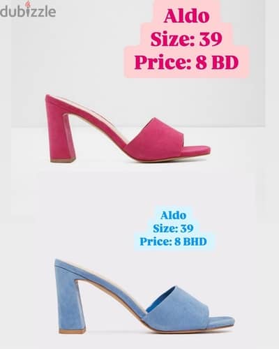 Aldo shoes - 2 colours - used once