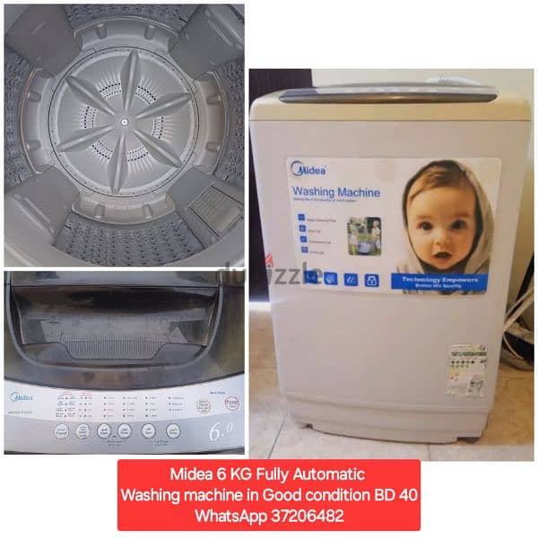 Panasonic 10 kg washing machine and other items for sale with Delivery 3