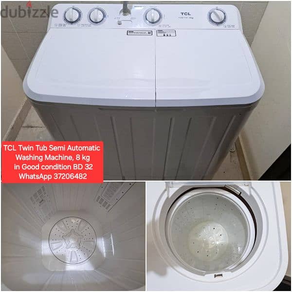 Panasonic 10 kg washing machine and other items for sale with Delivery 9