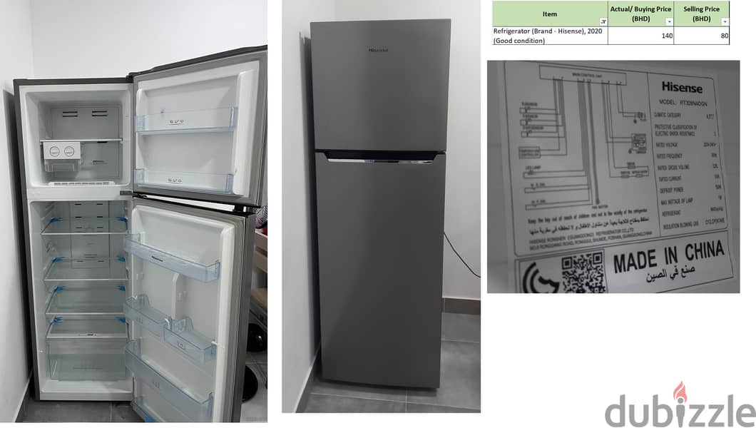 Hisense Refrigerator 328L for sale 1