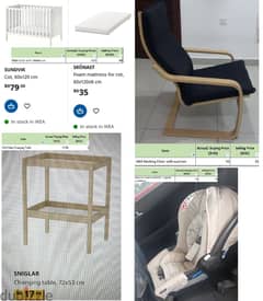 Baby crib and car seater 0