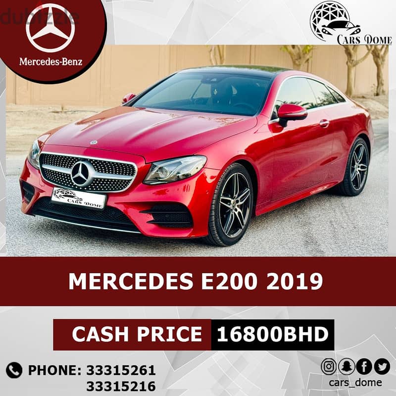 Mercedes-Benz E-Class 2019 E200 Coupe 9