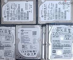 HDD HARD DISKs 500GB ONLY 5 BD 0