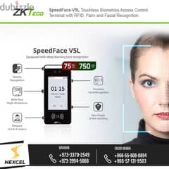 ZKTeco SpeedFace-V5L Touchless Biometrics Access Control 0