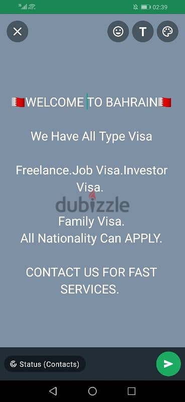 Bahrain visa available contact for fast services