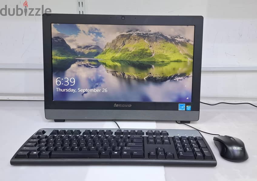 LENOVO All In One Computer 20" Display 8GB RAM 512GB SSD Ready to Use 0