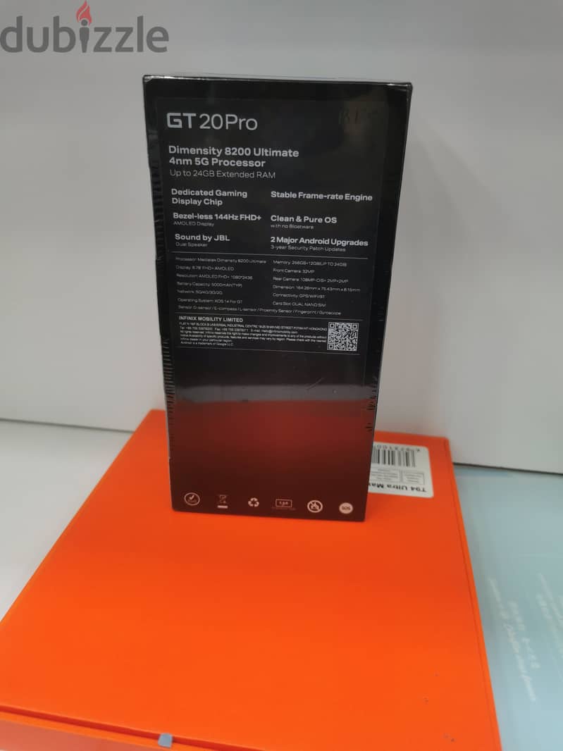 Brand New INFINIX GT 20 PRO 117BD 1