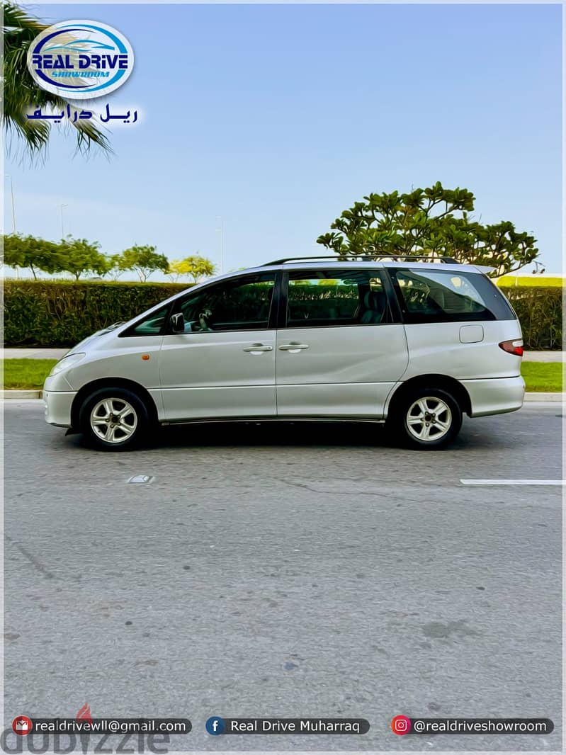 TOYOTA PREVIA 7 Seater Model : 2002 Engine: 2.4L 4 Cylinder silver 11