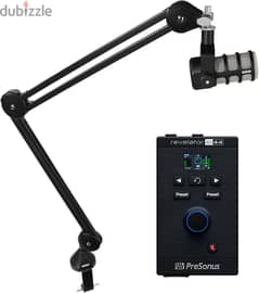 Rode Podmic + Stand + Presonus Interface |  رود مايك + ستاند + كرت صوت 0