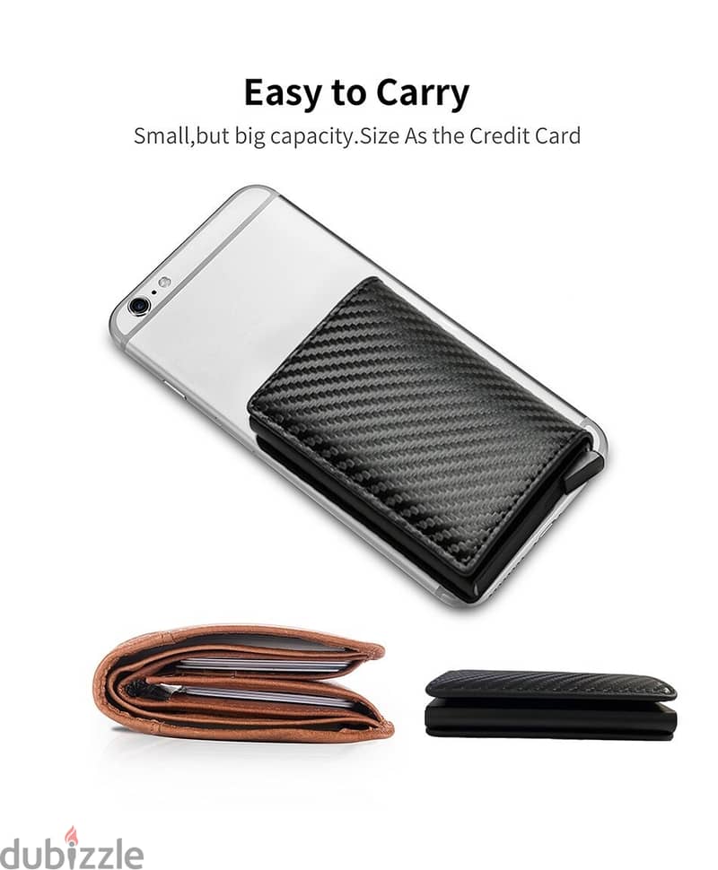 DIENQI Carbon Smart Wallet for just 2.990BD with Free Delivery 1