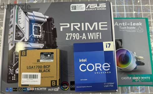 Intel 13700kf NEW + Asus z790 used + Deepcool cooler