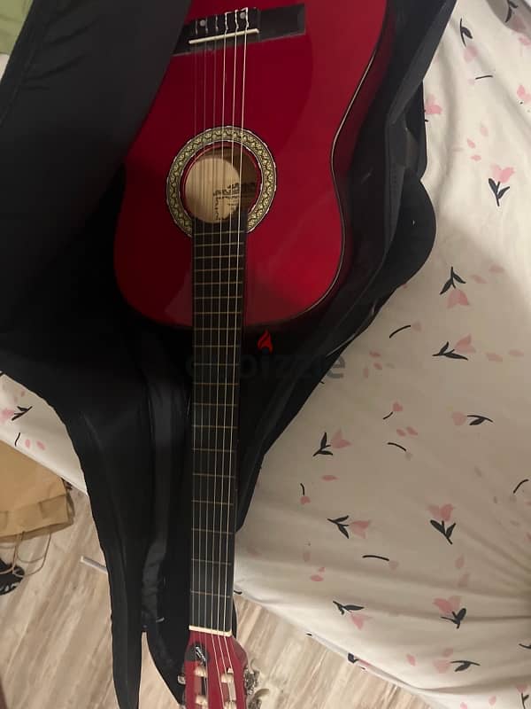 Fitness Acoustic Guitar (Red) Brand New 2