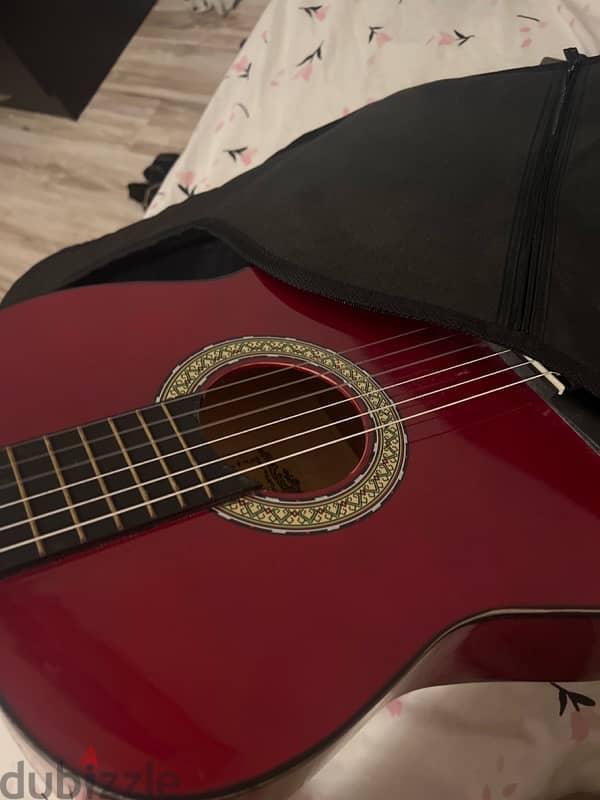 Fitness Acoustic Guitar (Red) Brand New 3