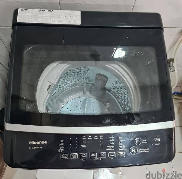 Hisense 8kg washer machine 0