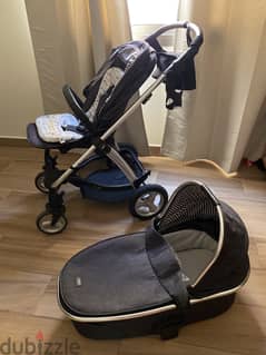 Mamas and Papas stroller with bassinet - barely used 0