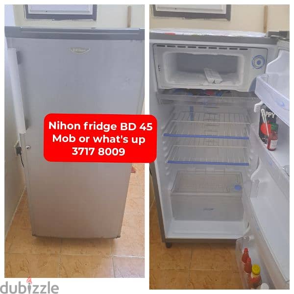 LG single door fridge and other household items for sale 2