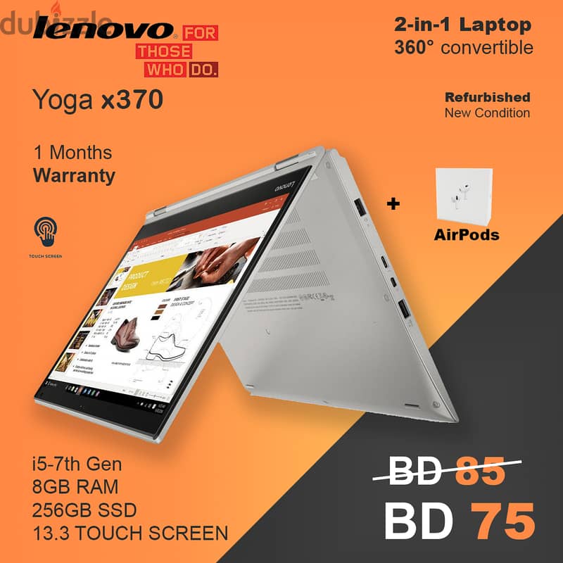 Lenovo x370 i5 7TH Generation used laptop refurbished computer pc 0