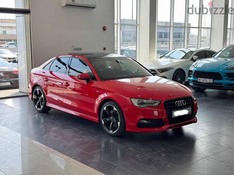 Audi A3 Sline 2015 Red 0