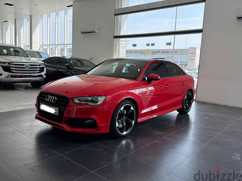 Audi A3 Sline 2015 Red 1