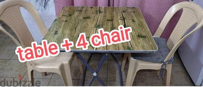 table  and chair 0