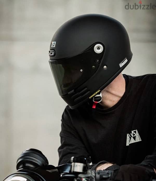 new shoei glamster matt black 2