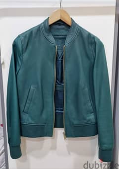 Massimo Dutti Leather Jacket 0