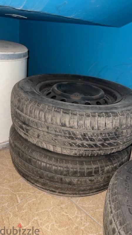 Toyota Corolla Original Wheels with tyres 2