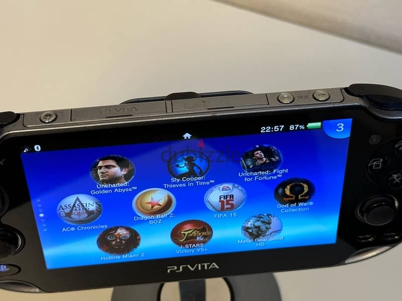 sony psvita 1000 oled model 64gb memory, 30 games 5