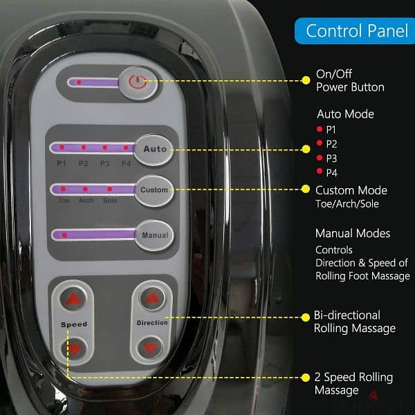 Foot Massager with Kneading Function Machine for Pain Relief & Blood 3