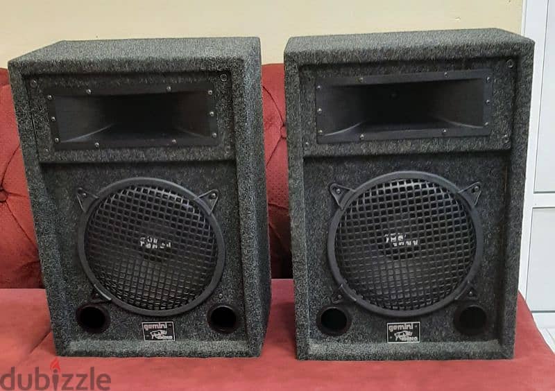 GEMINI RHINO  PA DJ SPEAKER PAIR OF FOR SALE 3