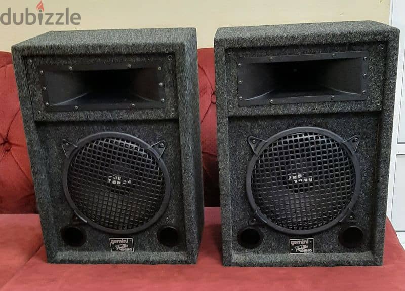 GEMINI RHINO  PA DJ SPEAKER PAIR OF FOR SALE 8