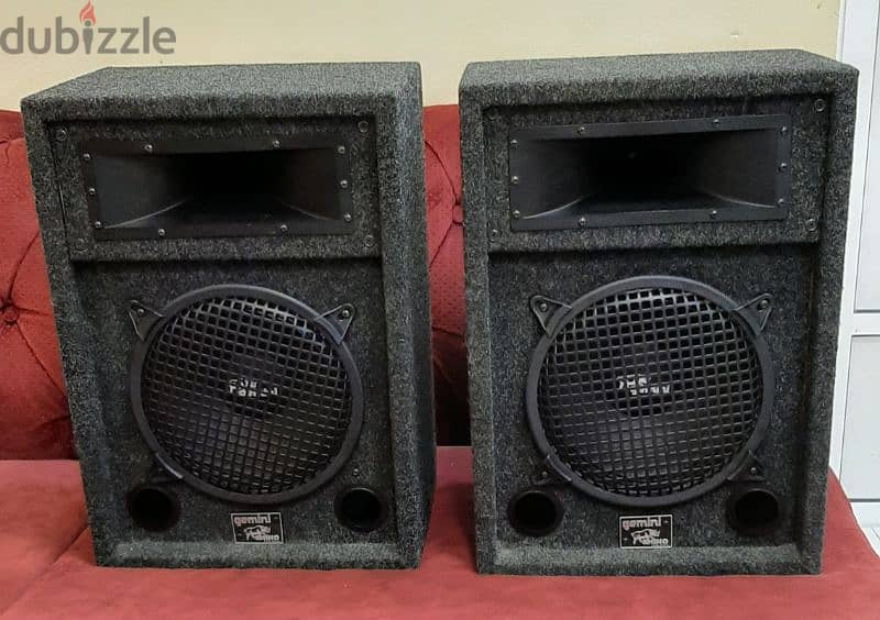 GEMINI RHINO  PA DJ SPEAKER PAIR OF FOR SALE 10