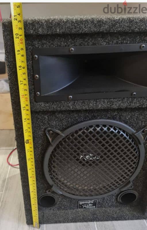 GEMINI RHINO  PA DJ SPEAKER PAIR OF FOR SALE 11