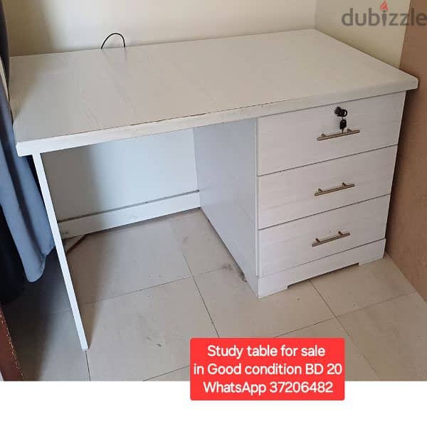 Sliding 2 door big wardrobe and other items for sale with Delivery 1