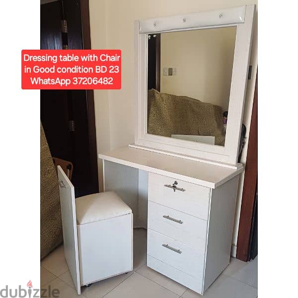 Sliding 2 door big wardrobe and other items for sale with Delivery 2