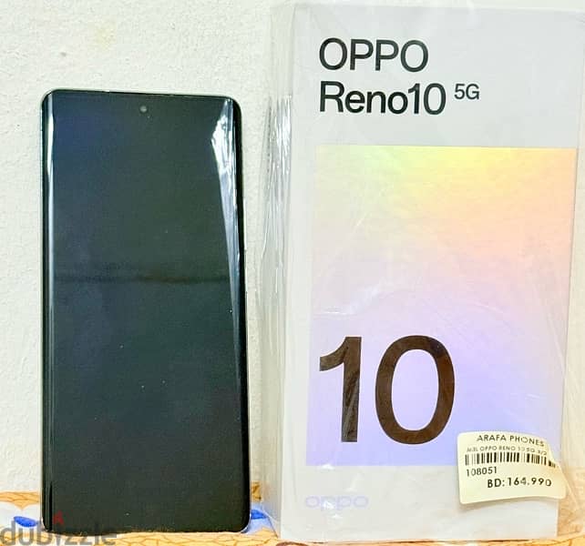 Oppo reno 10 5g. . 256gb. . 12gb ram. . 4