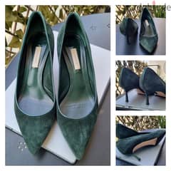 Casadei emerald green pumps 0