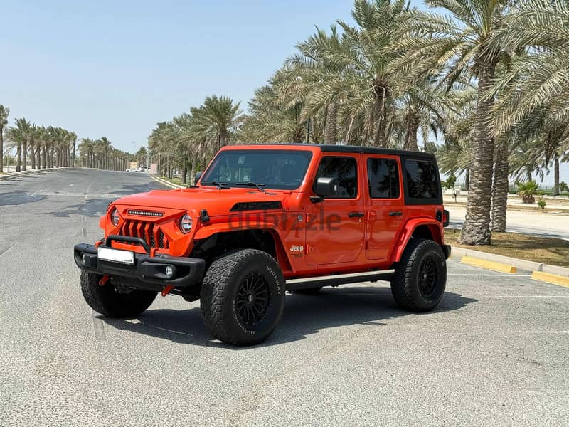 Jeep Wrangler sport 2020 orange 1