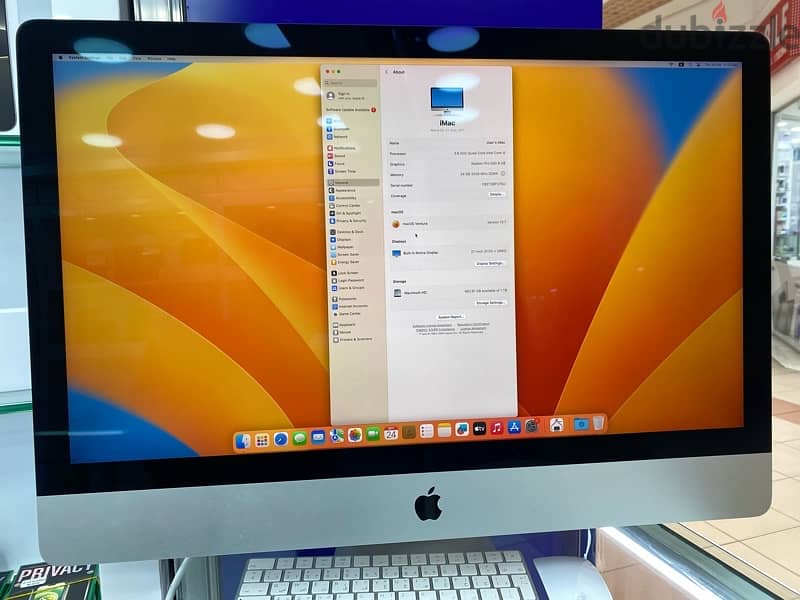 Used I mac 27inch 5K Display 3